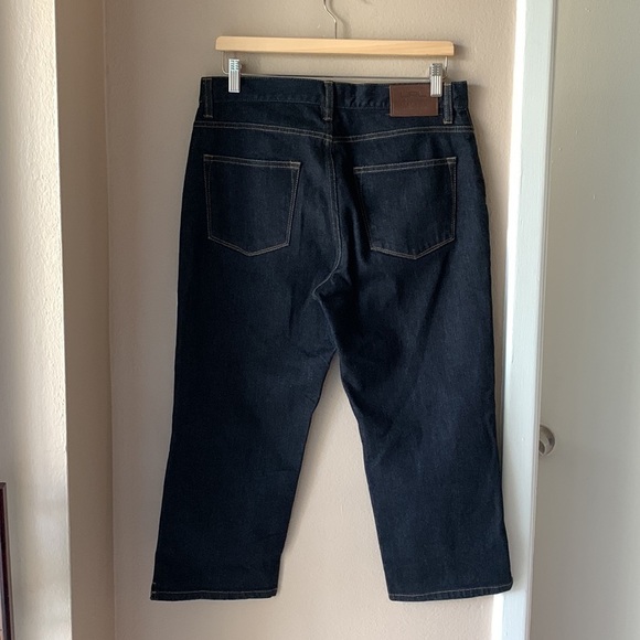 RALPH LAUREN Dark Wash Crop Denim Jeans - Picture 8 of 10